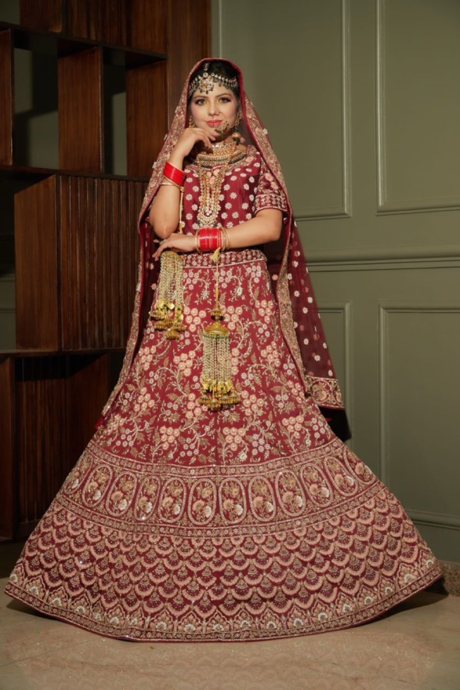Anantha Cutdana Jaal Bridal Blouse